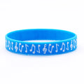 1PC Music Lover Silicone Bracelets