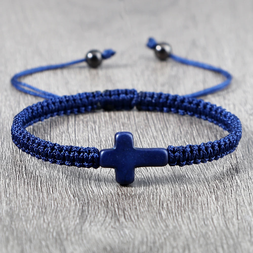 Cross Braided Bracelet Nylon Thread