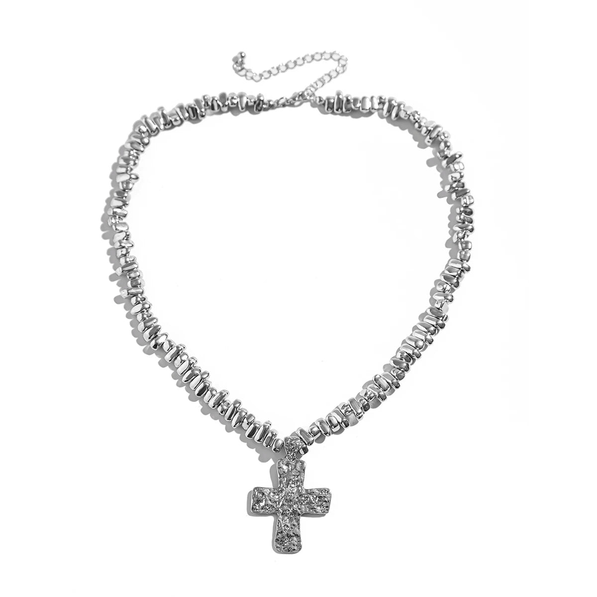 2Pcs/Set Creative Irregular CCB Beads Cross Chain