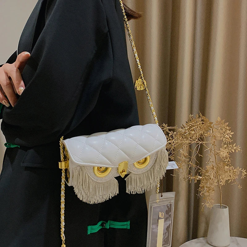 Owl Design Crossbody Bag