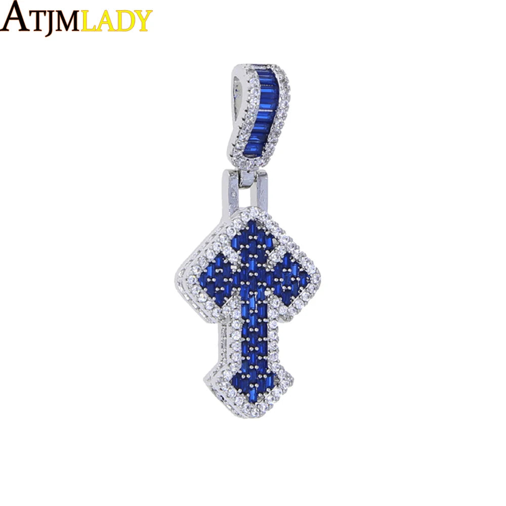 New Iced Out Cross Pendants and Coordinating Chain Options