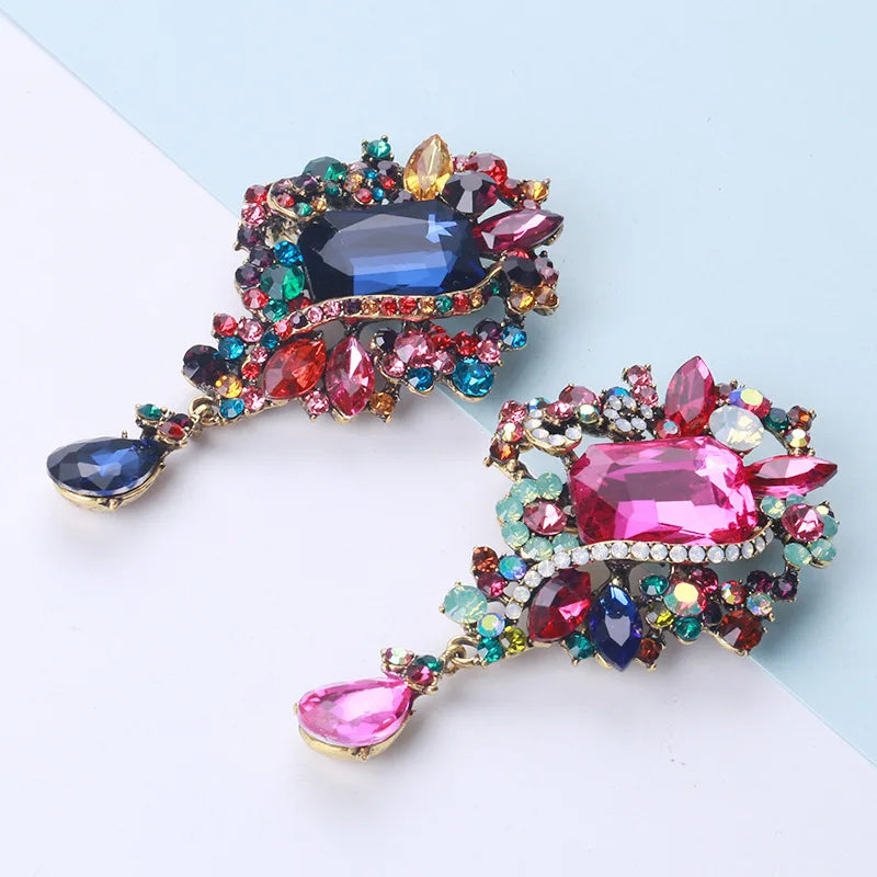 Rhinestone Brooch Anti-fading Pin