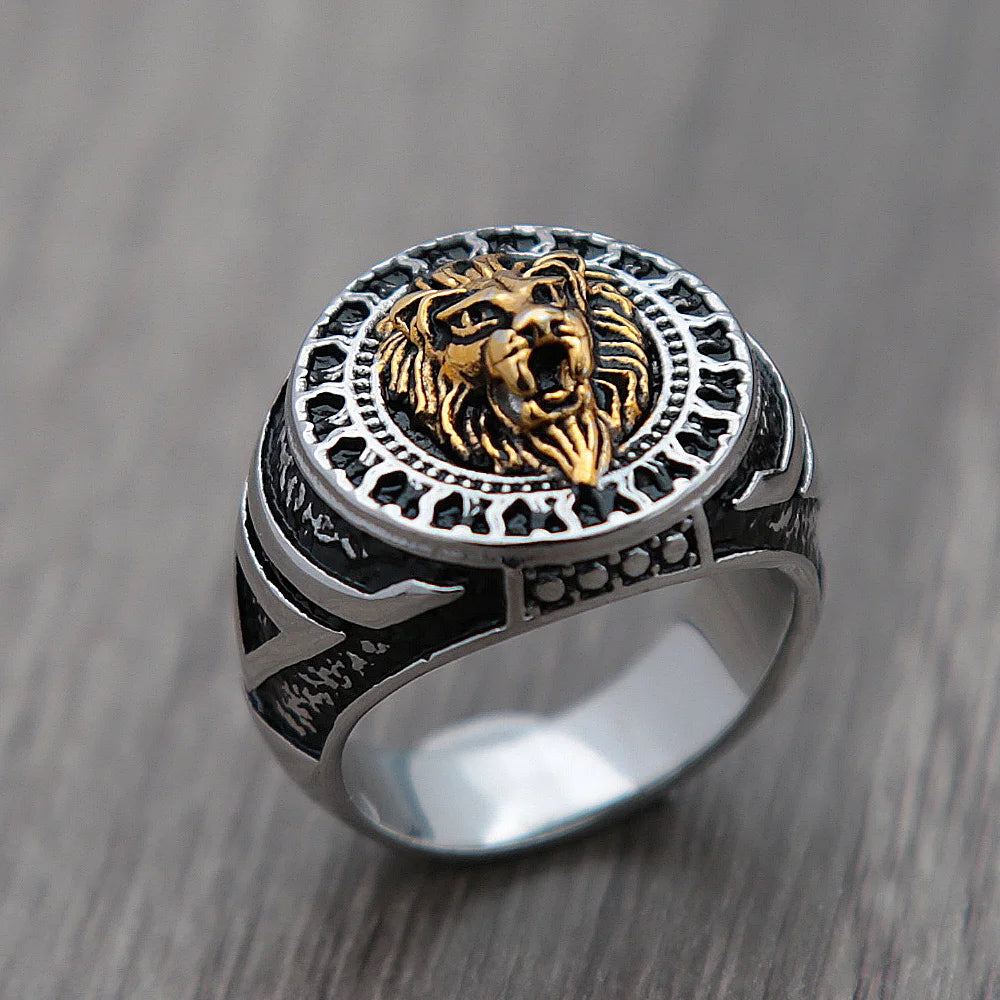 Lion Ring Stainless Steel