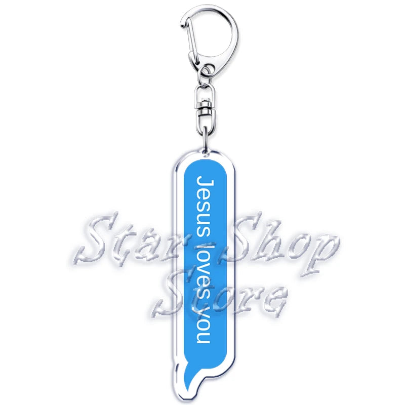 Jesus Loves You Keychains