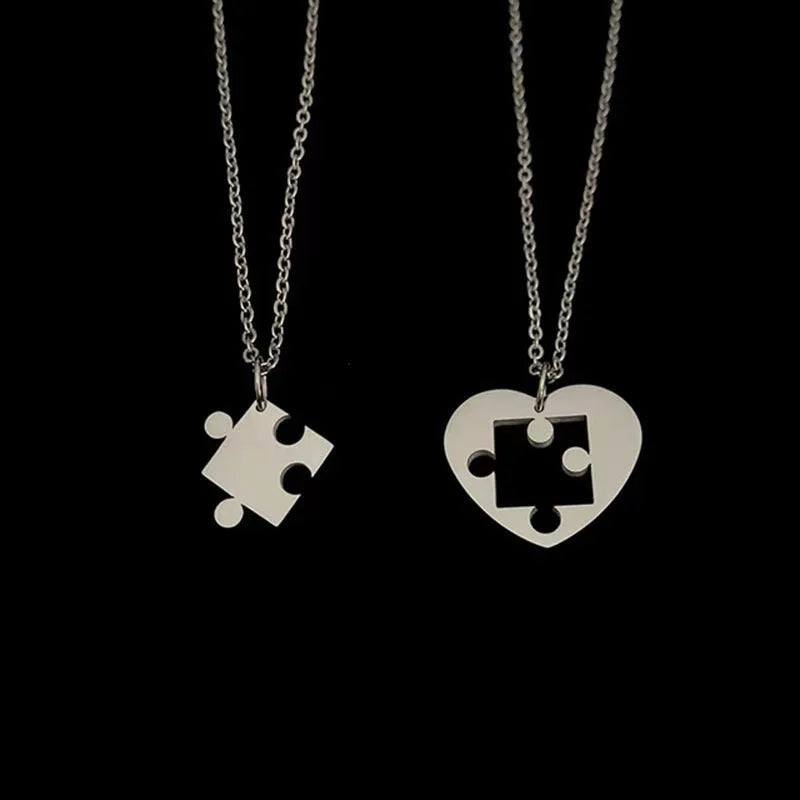 Double Cross Pendant Necklace