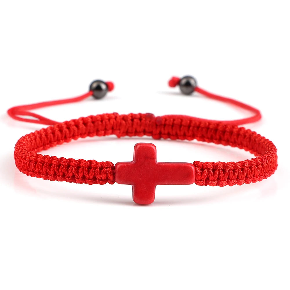 Cross Braided Bracelet Nylon Thread