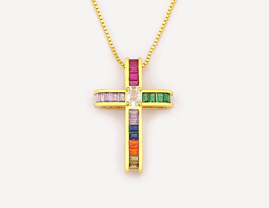 Colorful Rhinestone Women Necklace