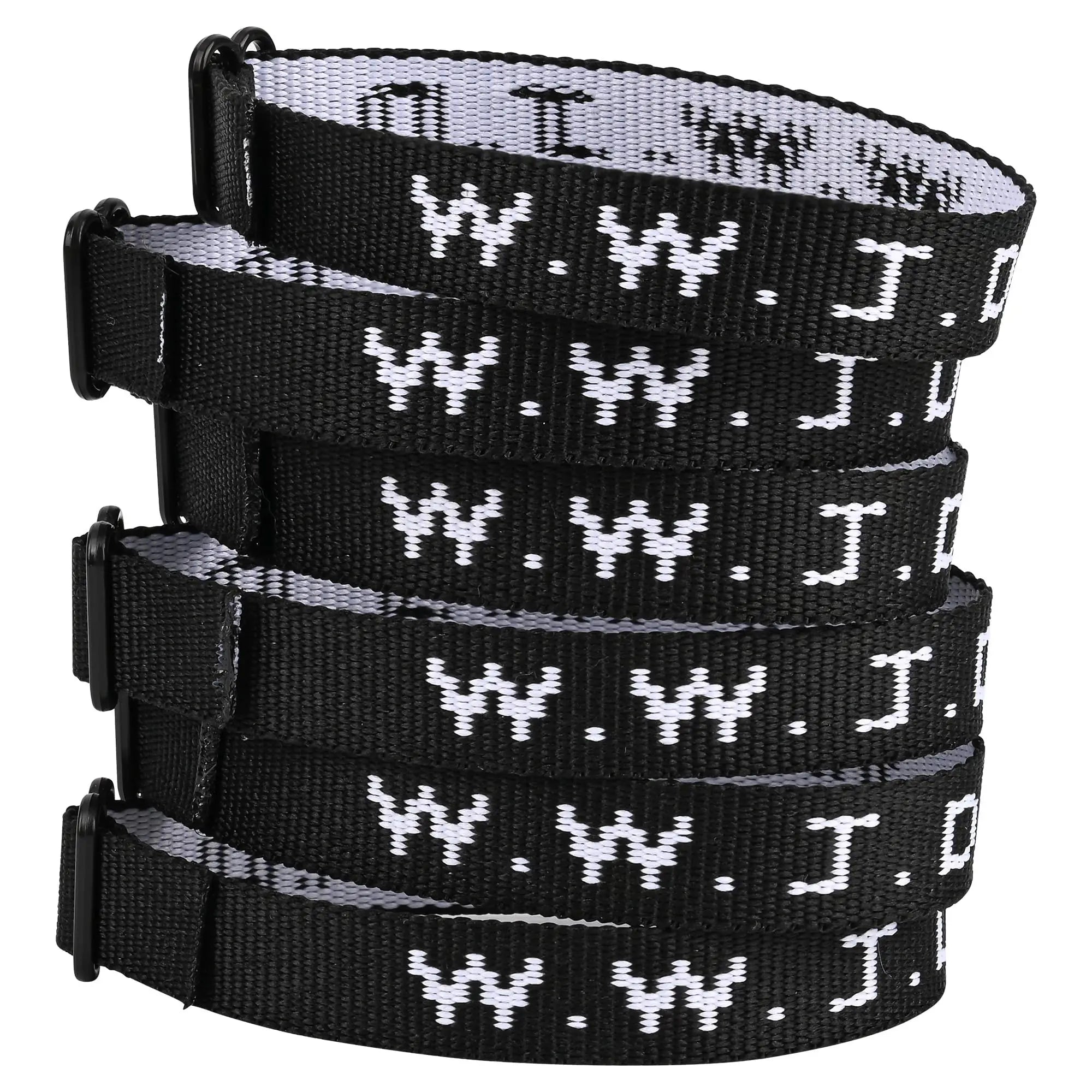 WWJD Pack of Adjustable Bracelets