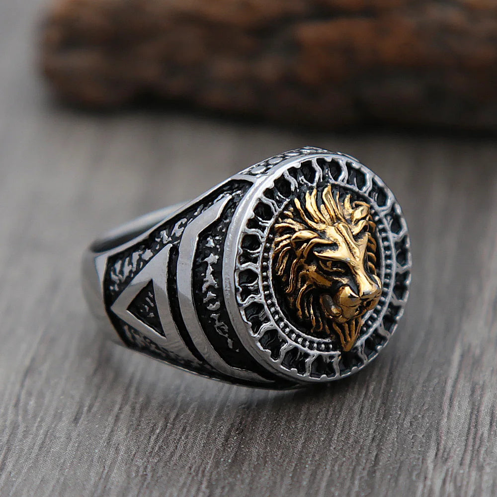 Lion Ring Stainless Steel