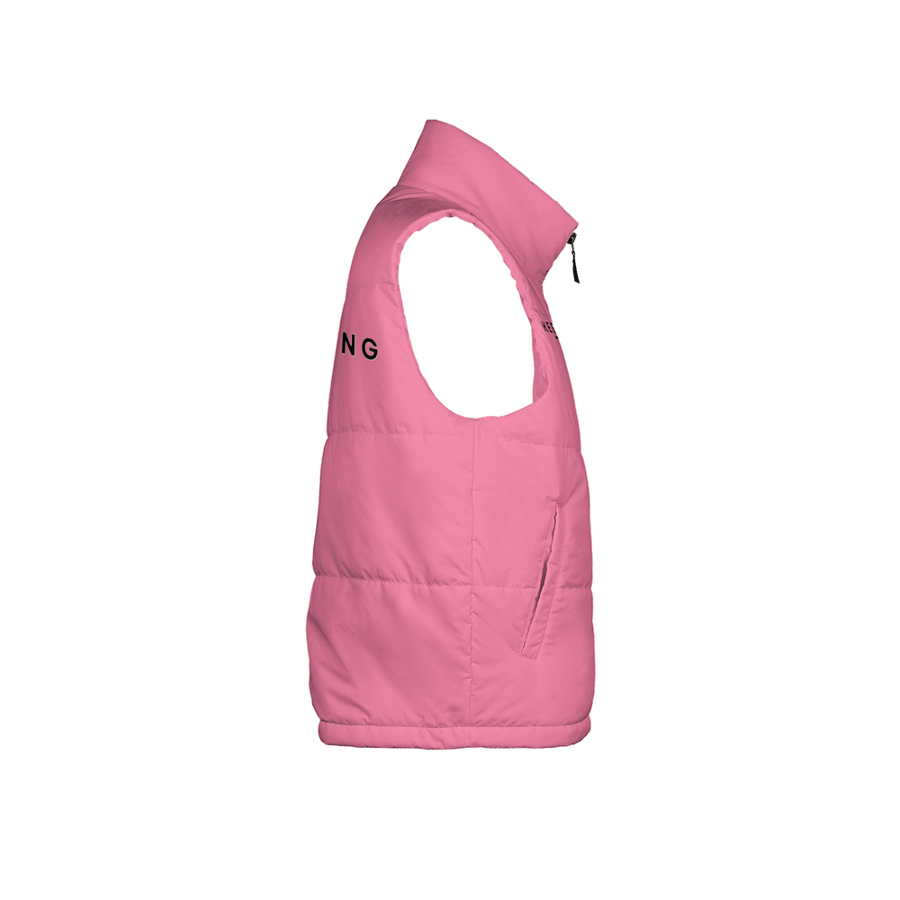 KEEP GOING- Men's Full-Zip Sleeveless Puffer Vest-Lightweight Ecodear