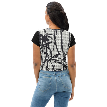 All-Over Print Crop Tee