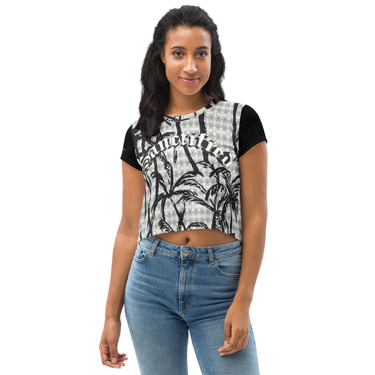 All-Over Print Crop Tee