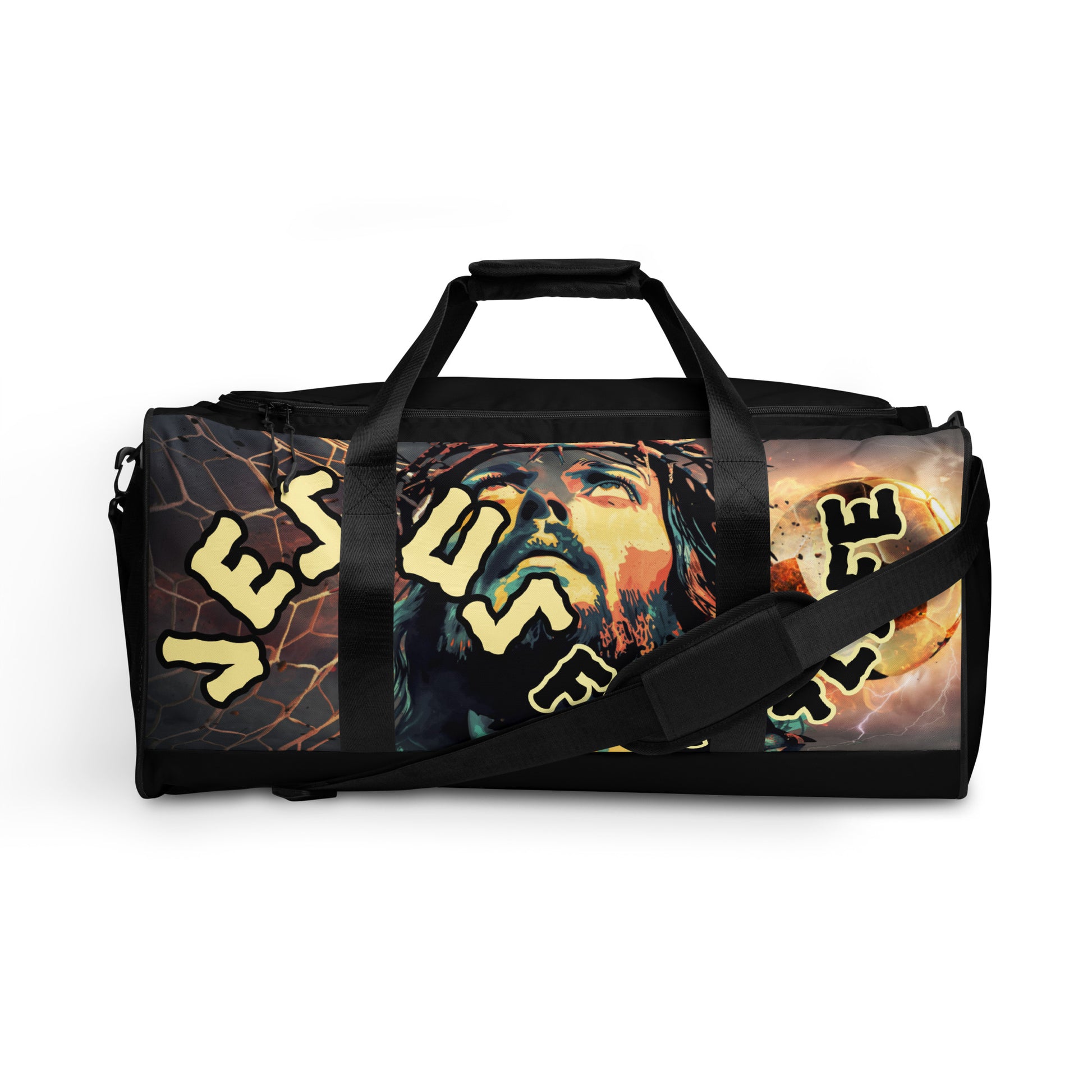 Jesus Fan 4Life- Soccer Duffle bag