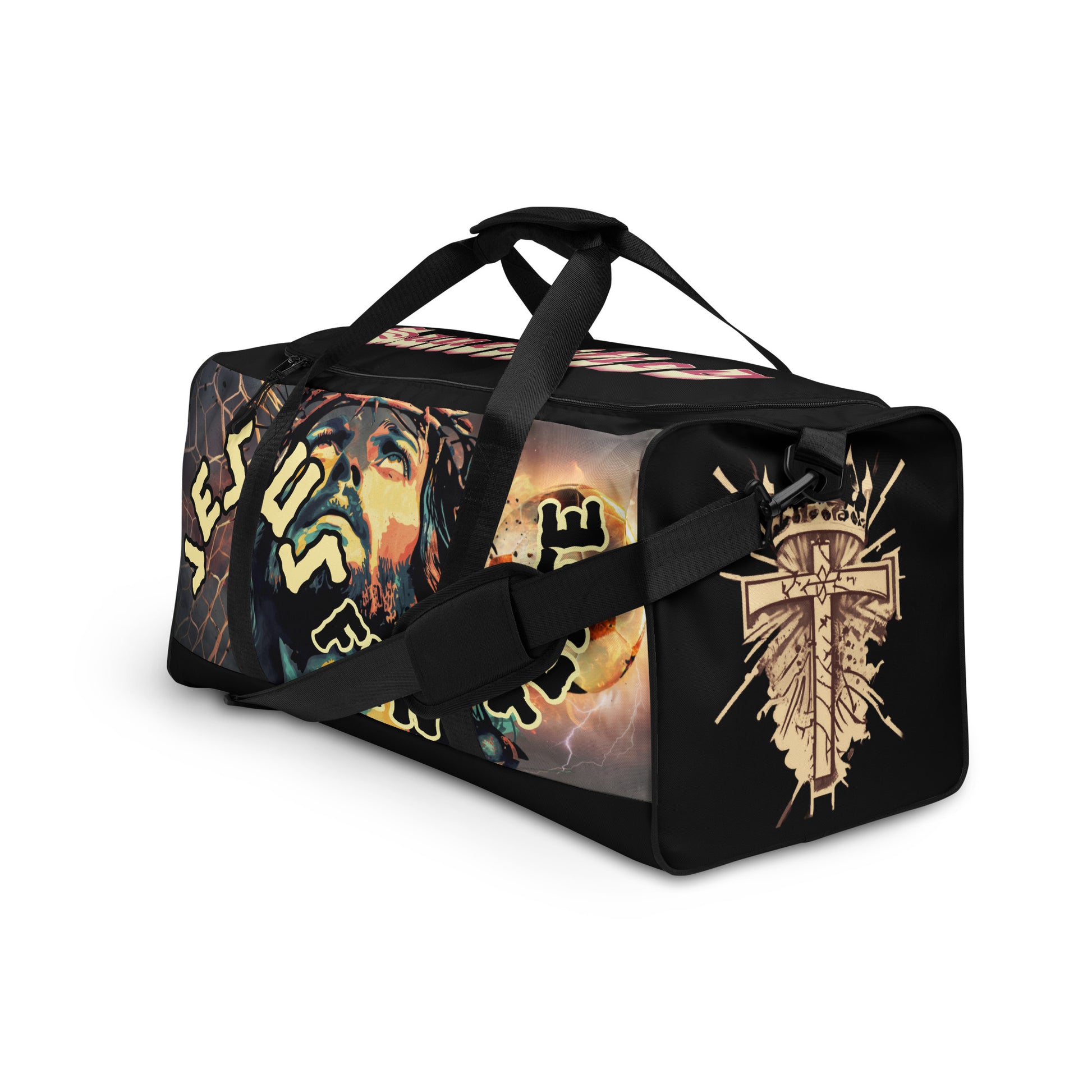 Jesus Fan 4Life- Soccer Duffle bag