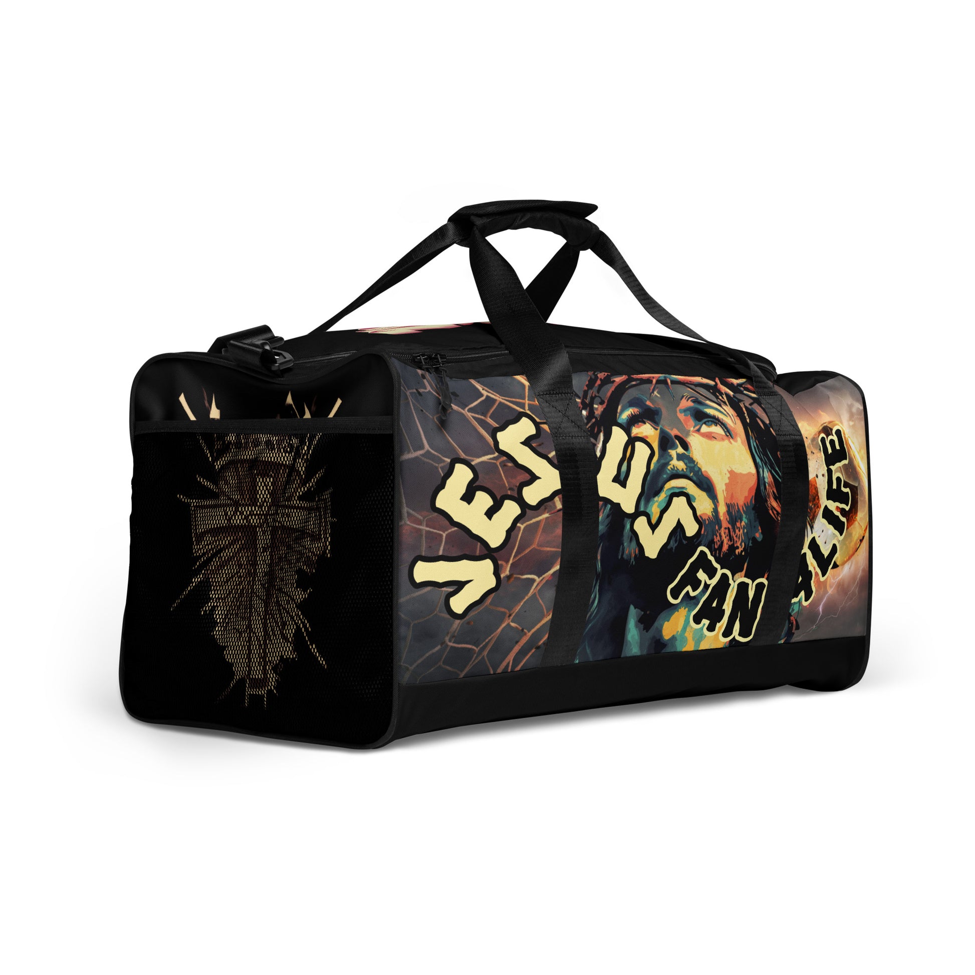 Jesus Fan 4Life- Soccer Duffle bag