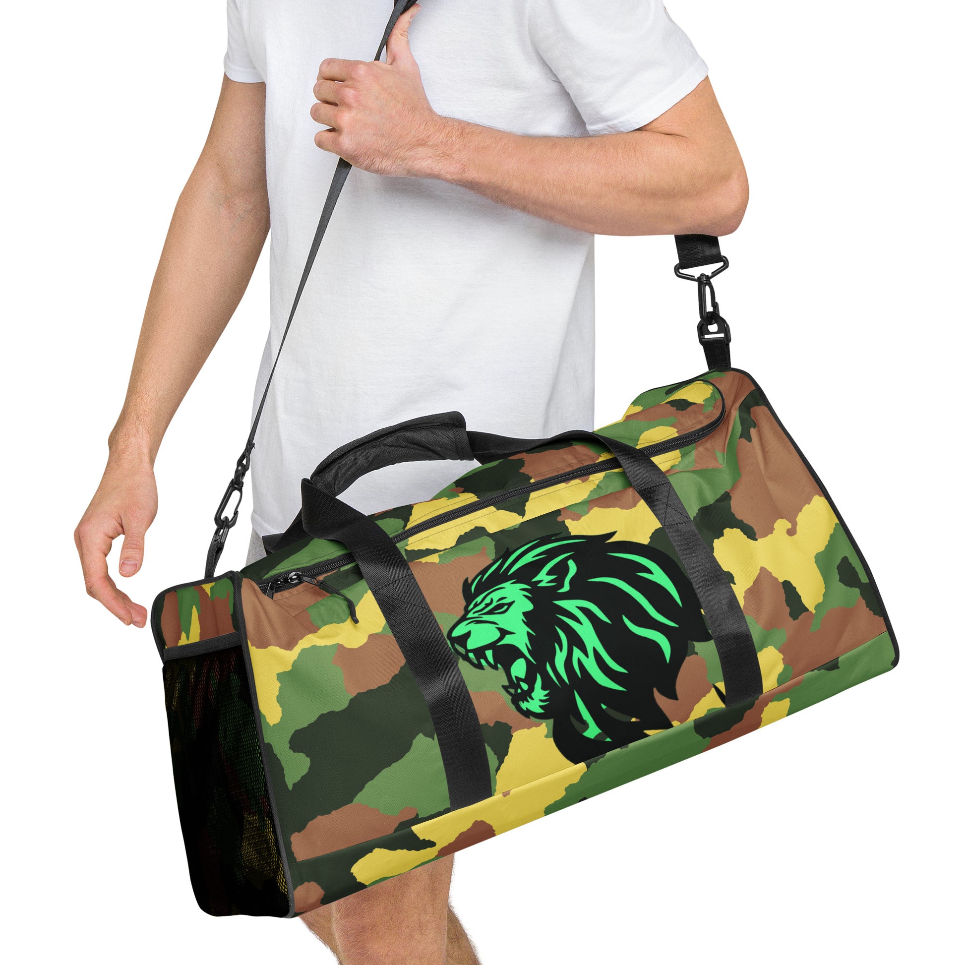 Green Camo- Duffle bag