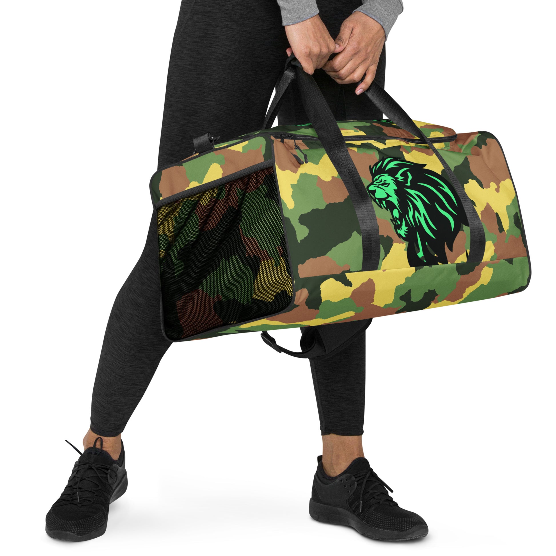 Green Camo- Duffle bag