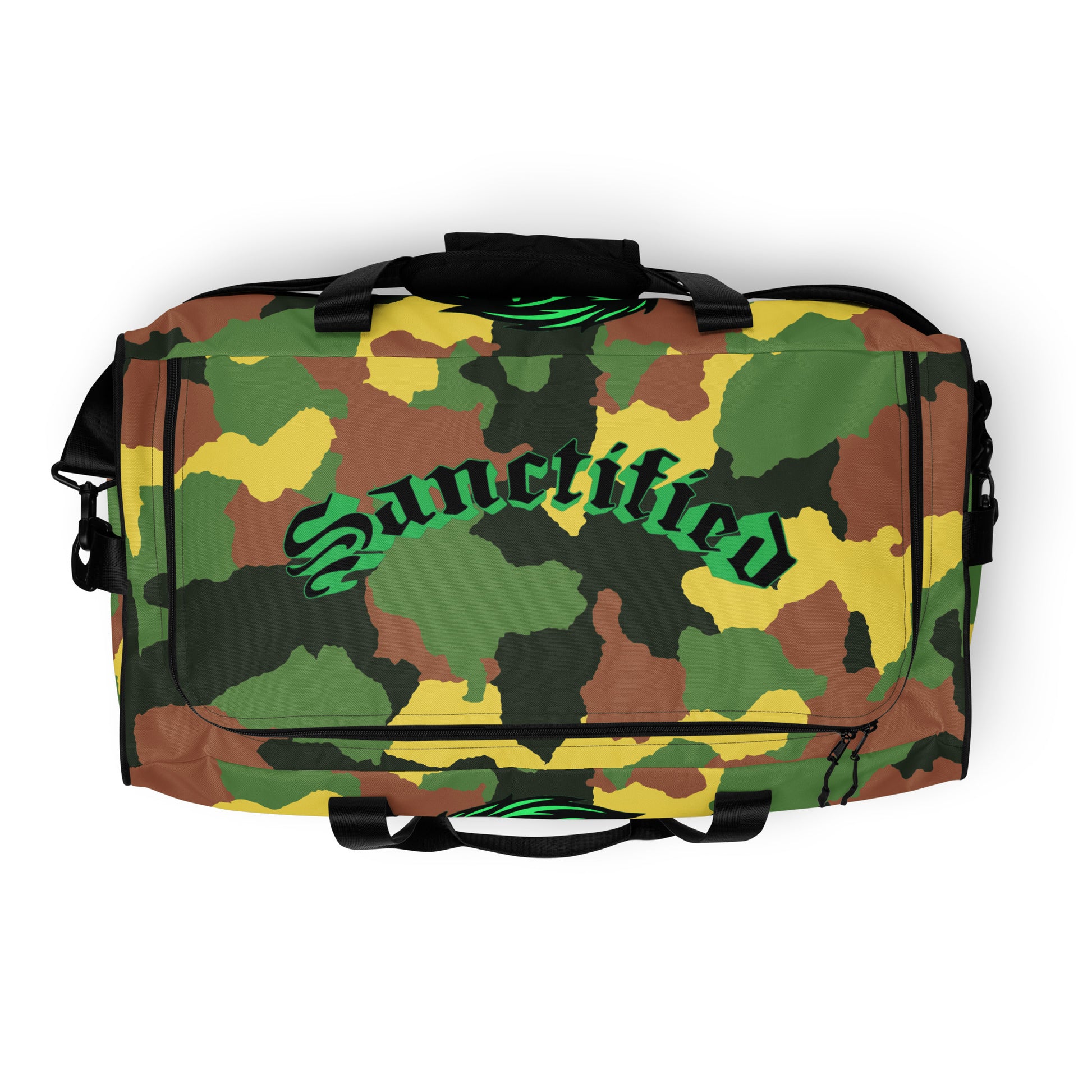 Green Camo- Duffle bag