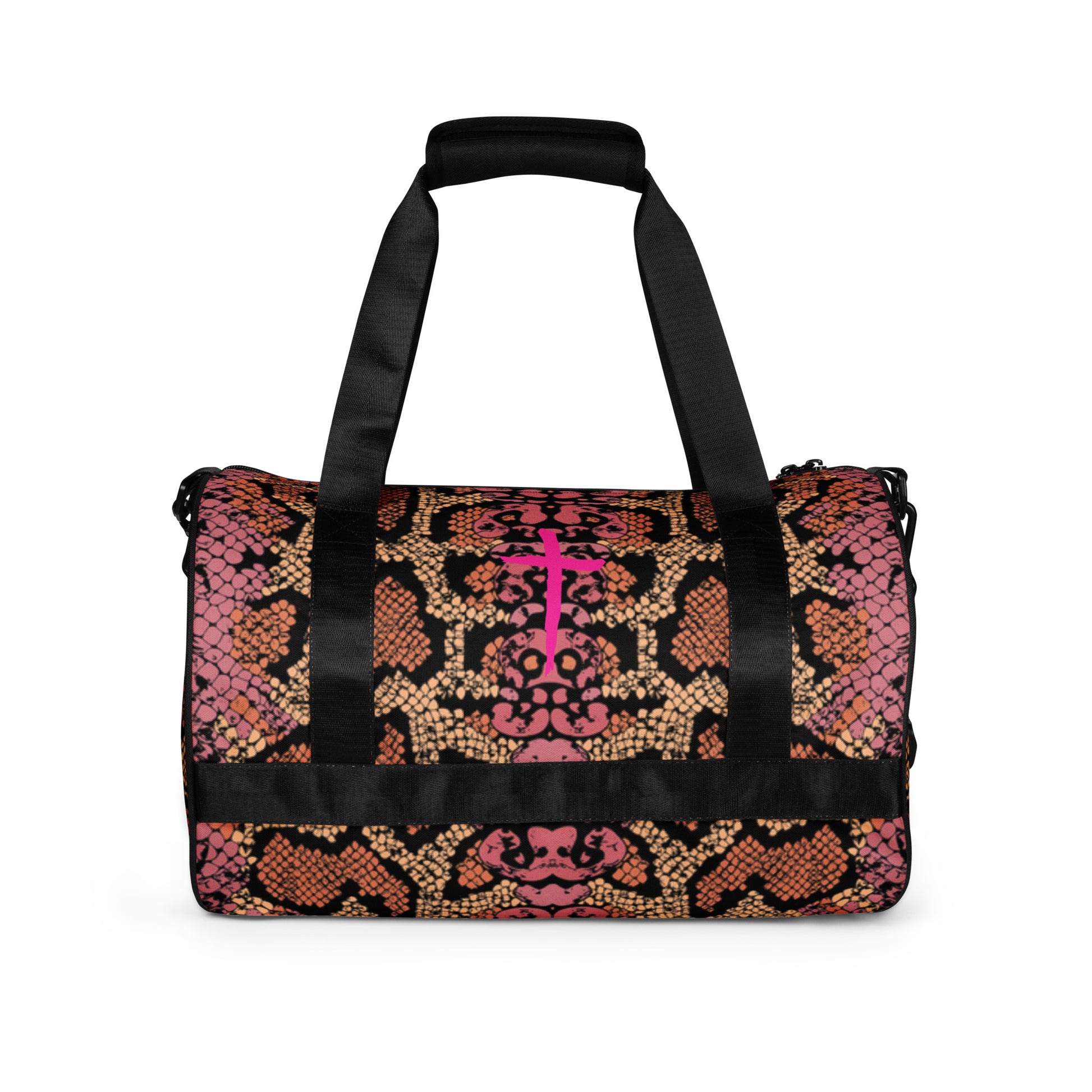 PYTHON SKIN- All-over print gym bag
