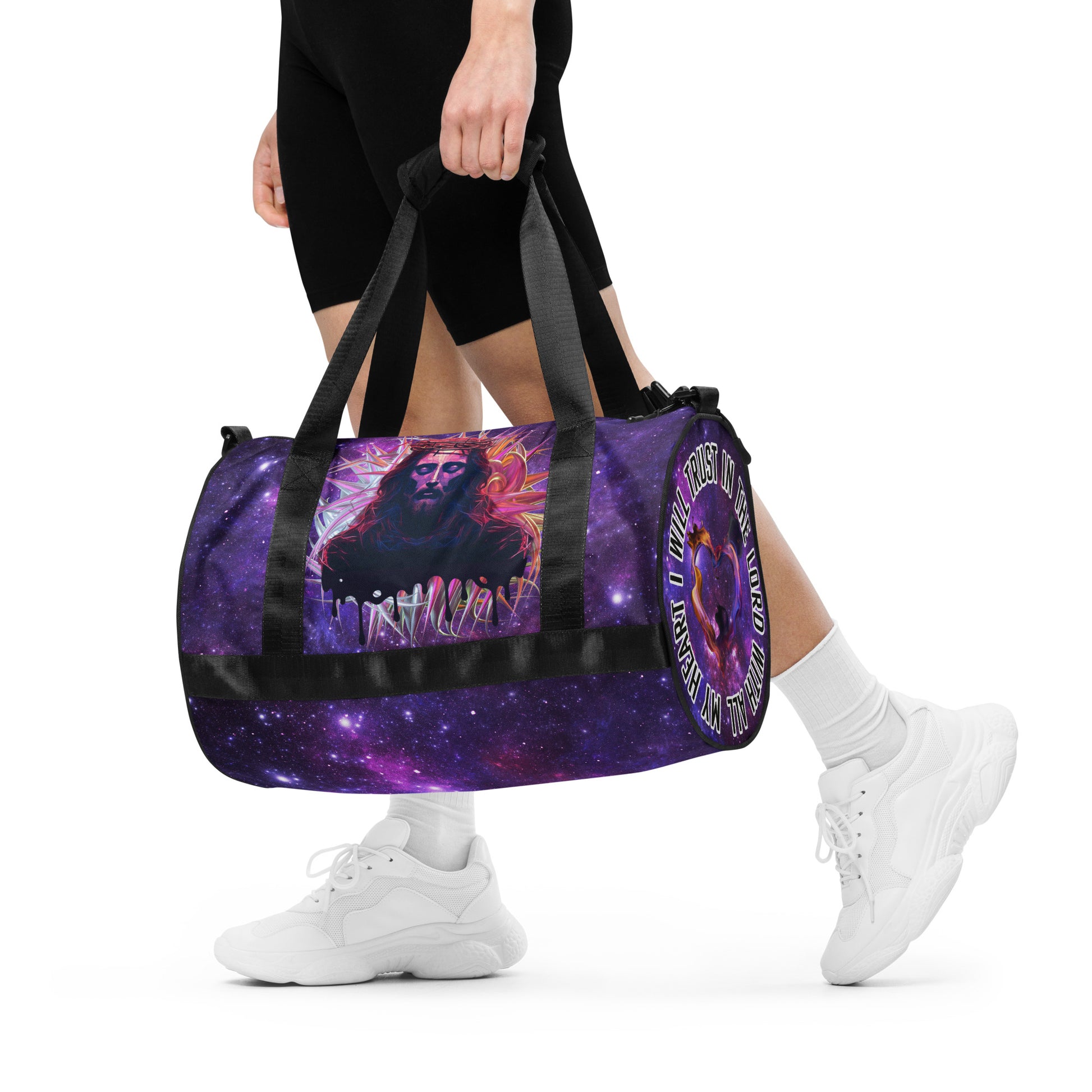 Trust in the Lord- All-over print gym bag