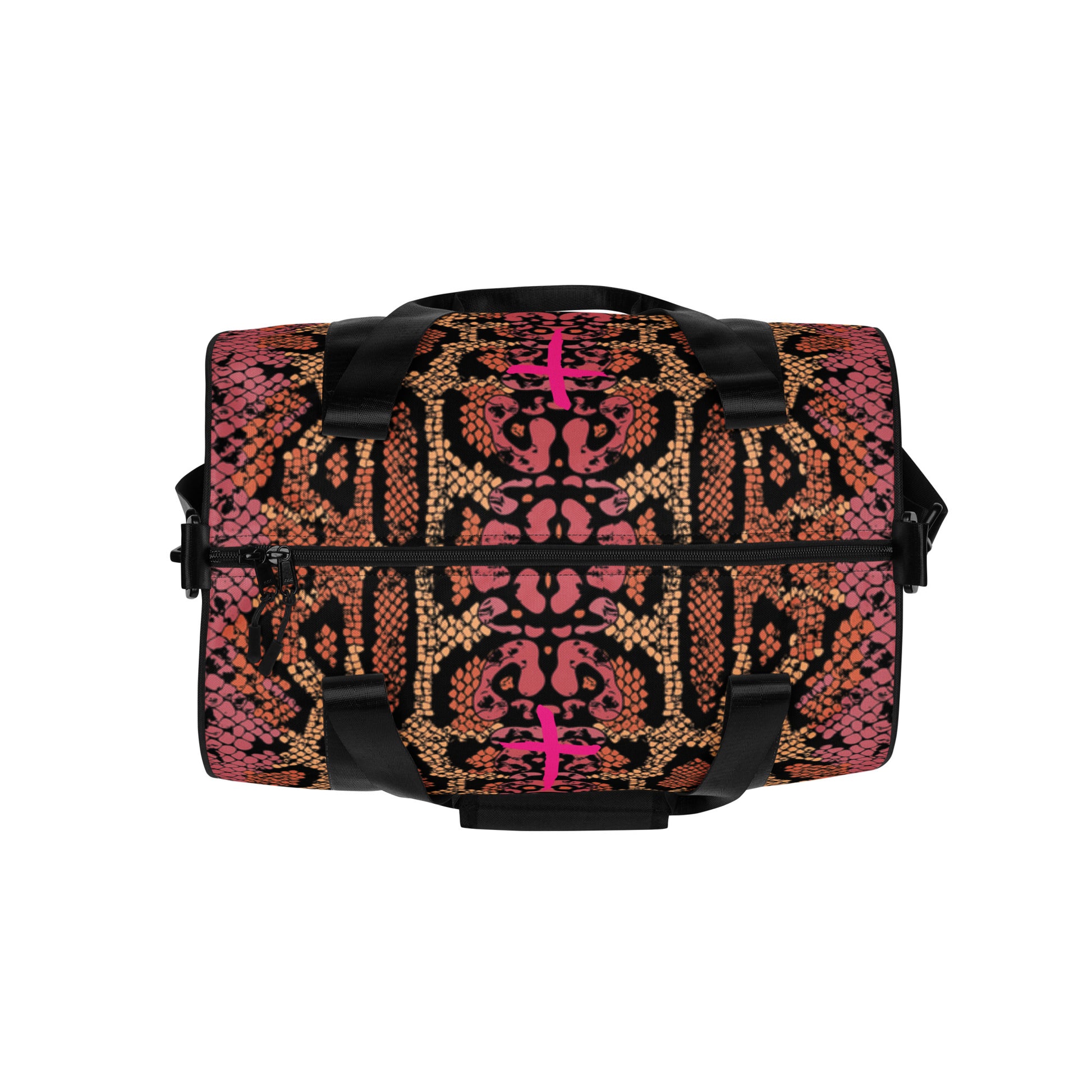 PYTHON SKIN- All-over print gym bag