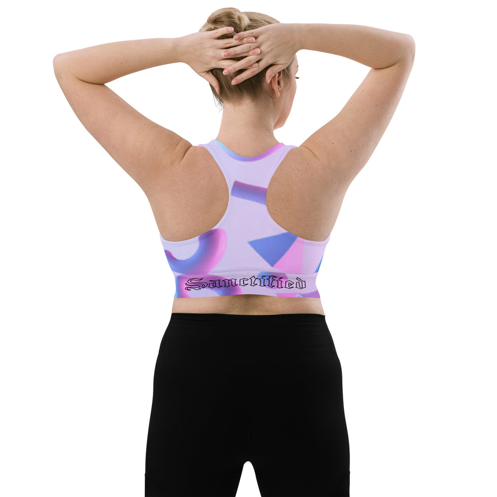 Longline sports bra