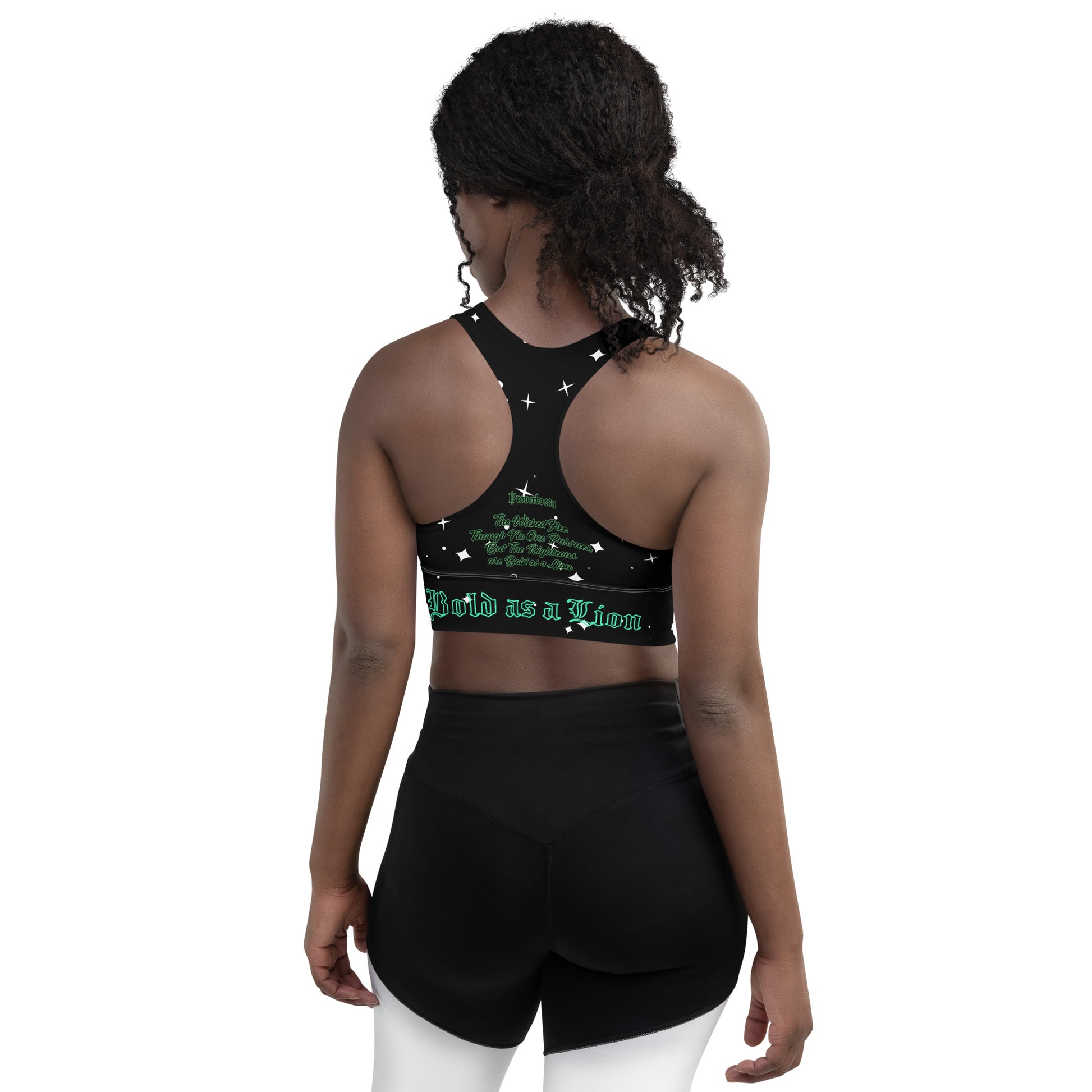 Longline sports bra