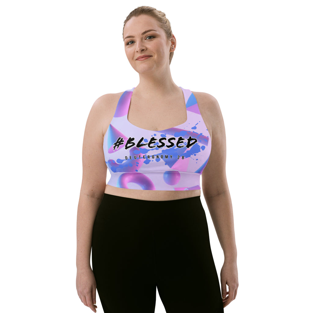 Longline sports bra