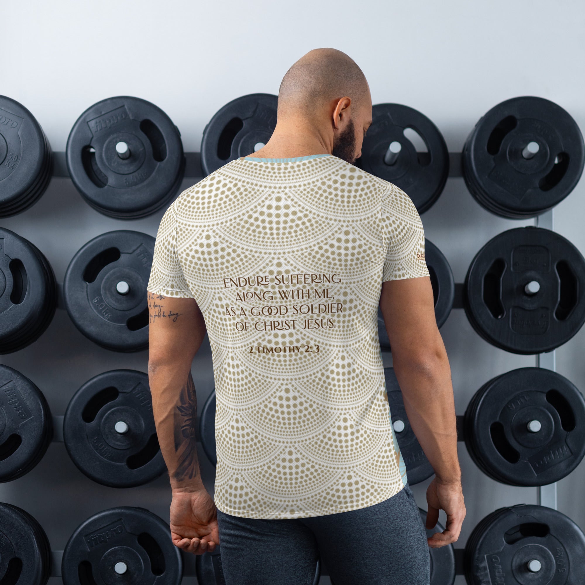 WARRIOR- All-Over Print Men's Athletic T-shirt