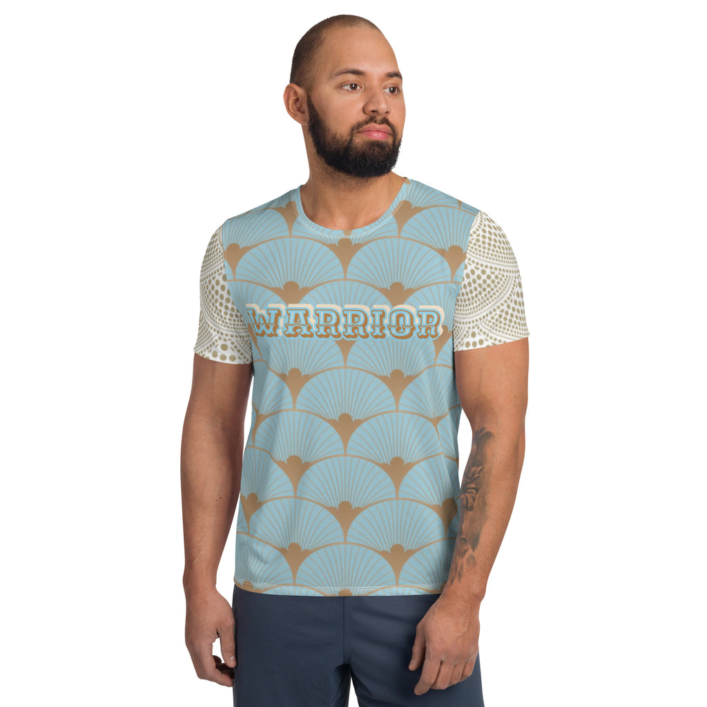 WARRIOR- All-Over Print Men's Athletic T-shirt