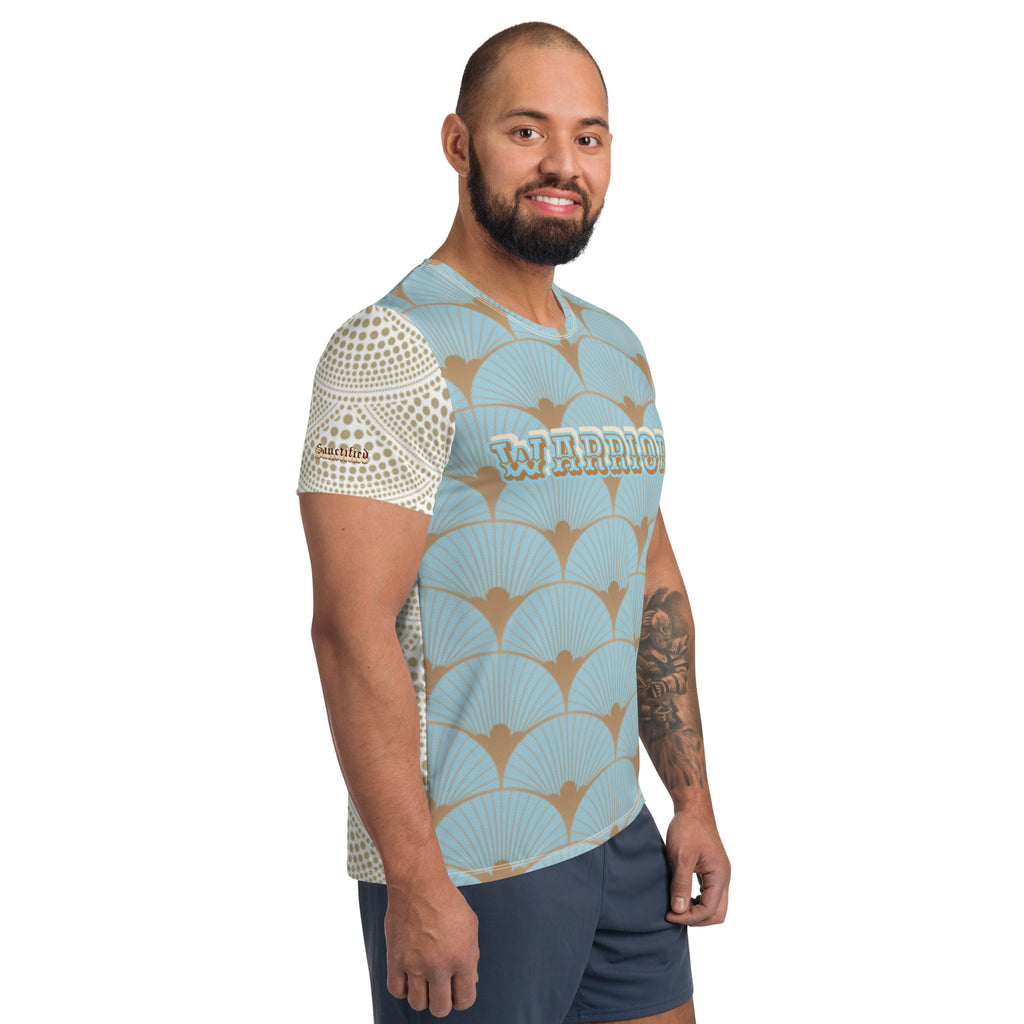 WARRIOR- All-Over Print Men's Athletic T-shirt