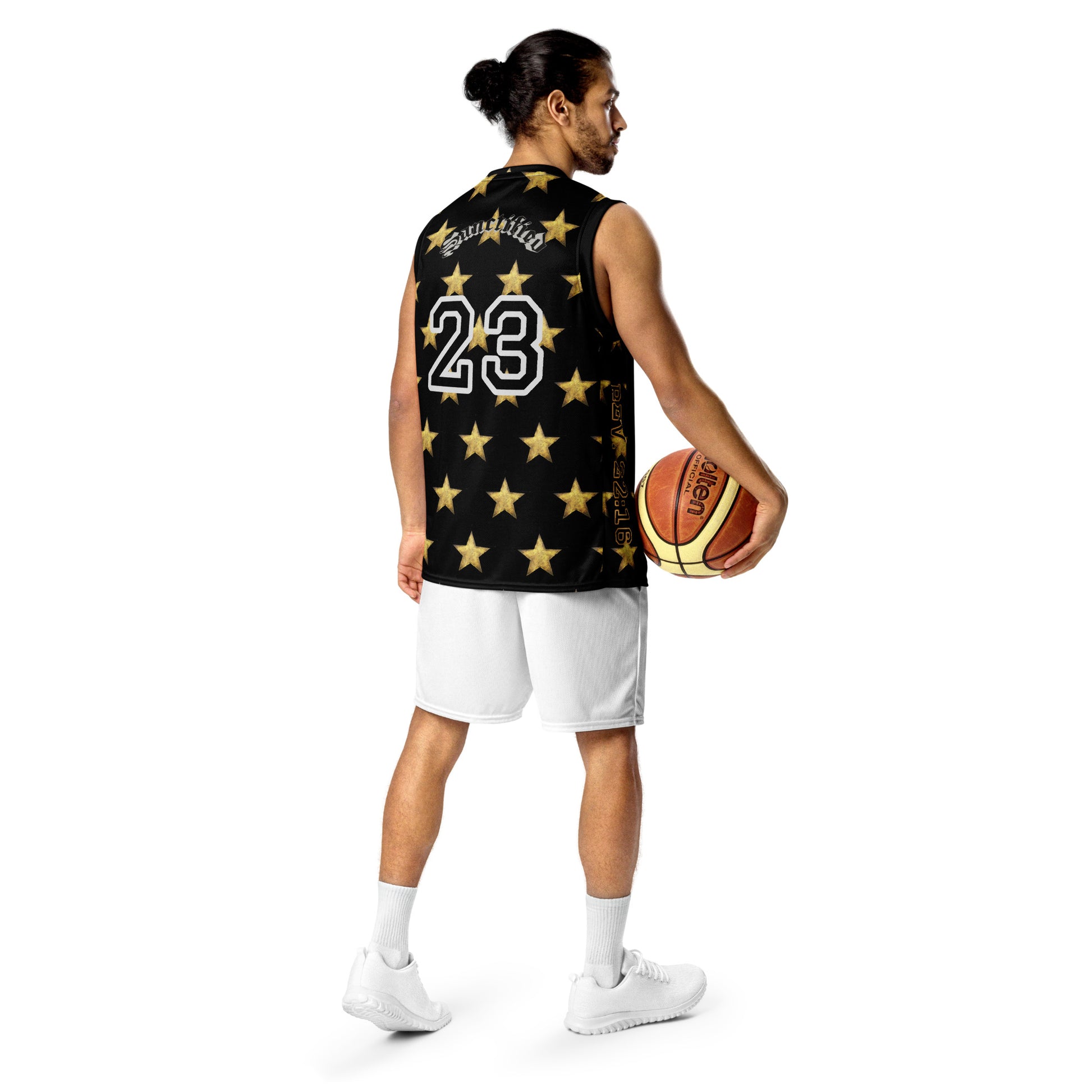 Recycled unisex basketball jersey
