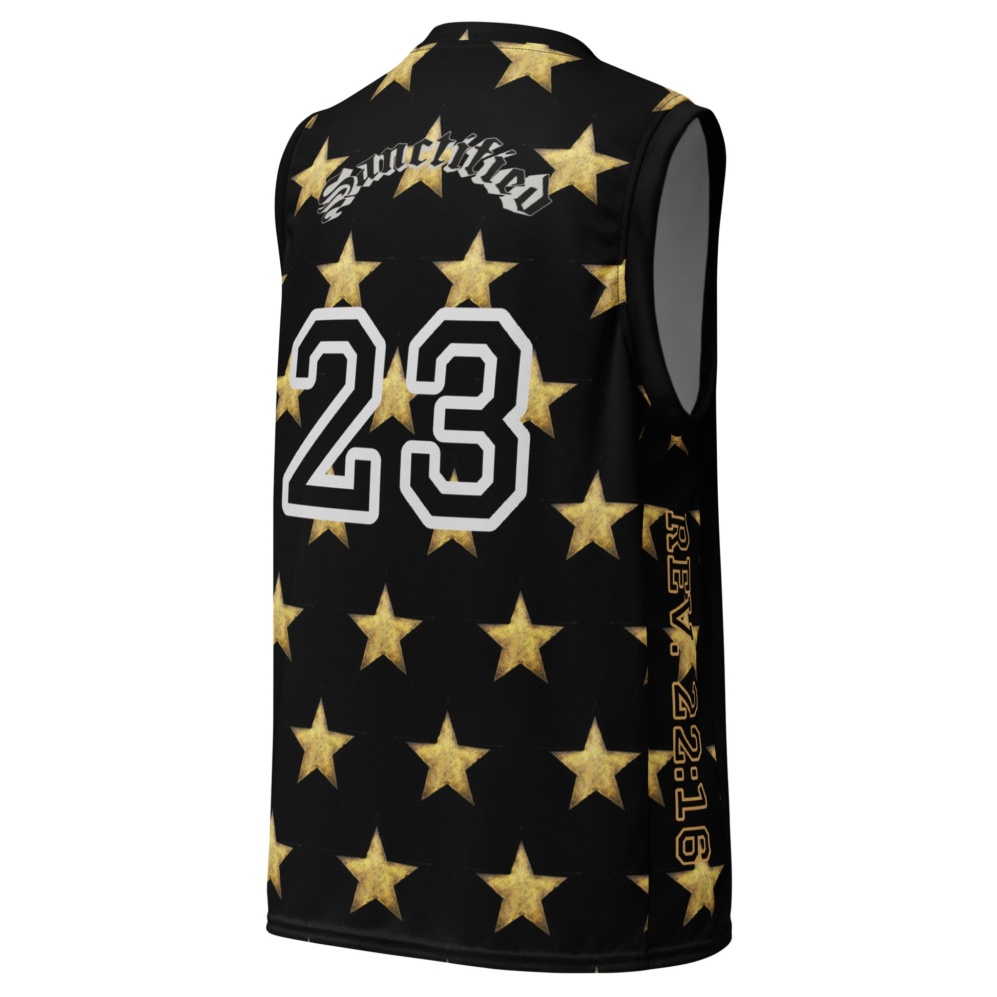 Recycled unisex basketball jersey