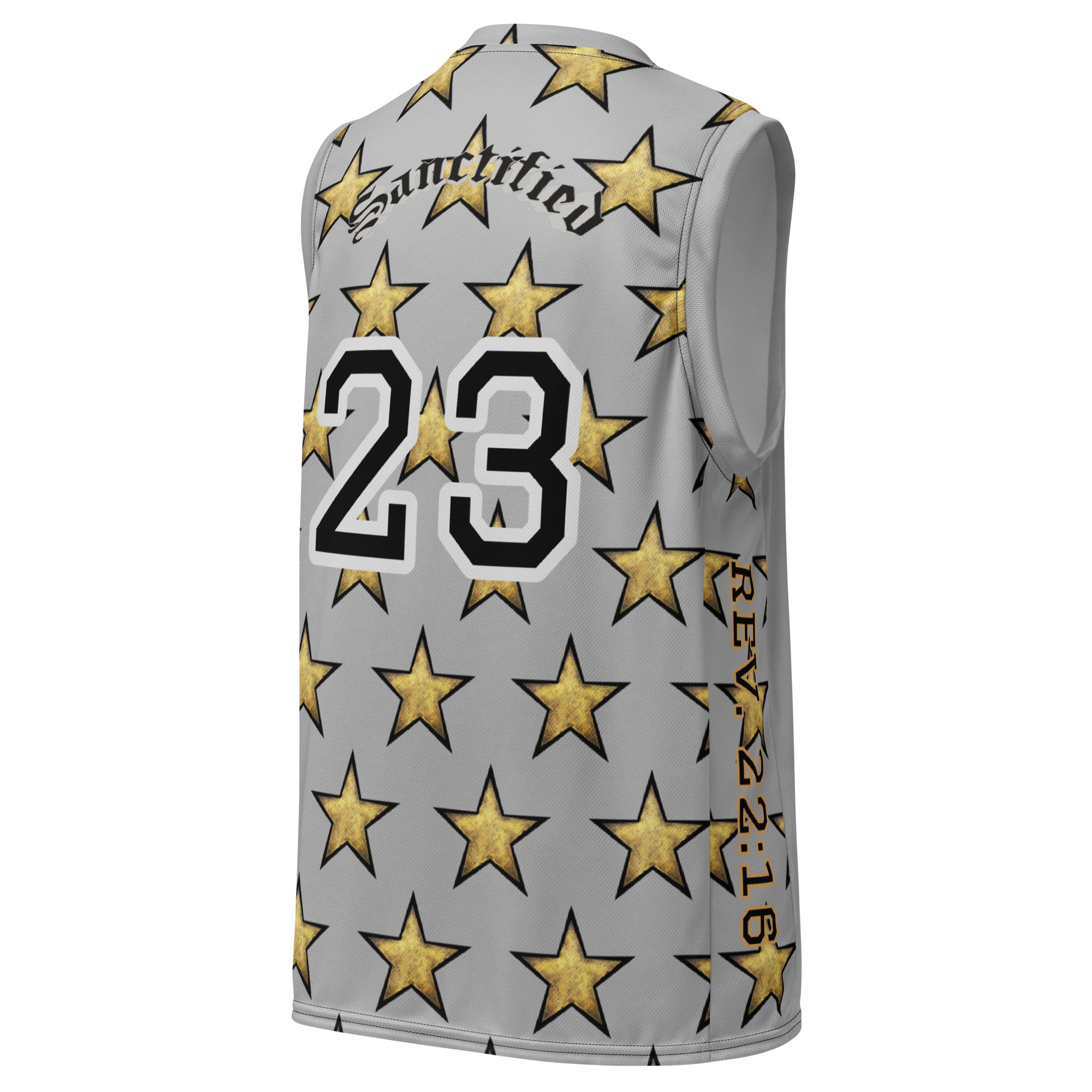 Recycled unisex basketball jersey