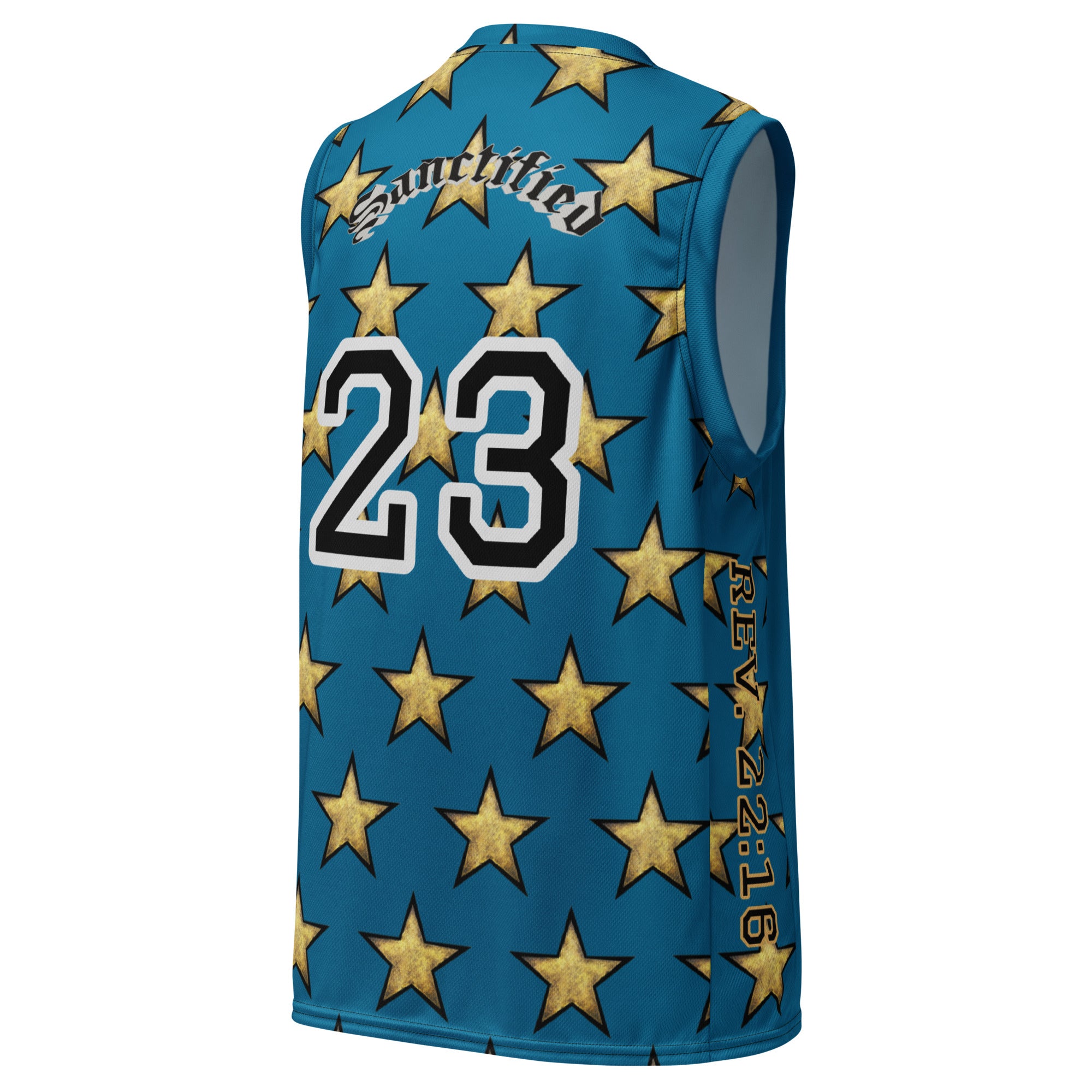 Recycled unisex basketball jersey