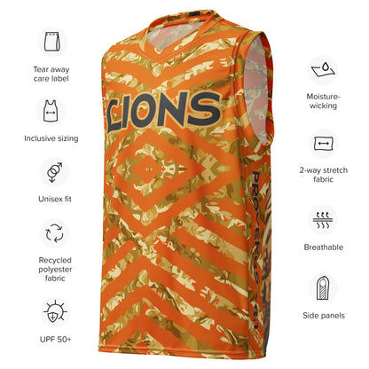 Recycled unisex basketball jersey