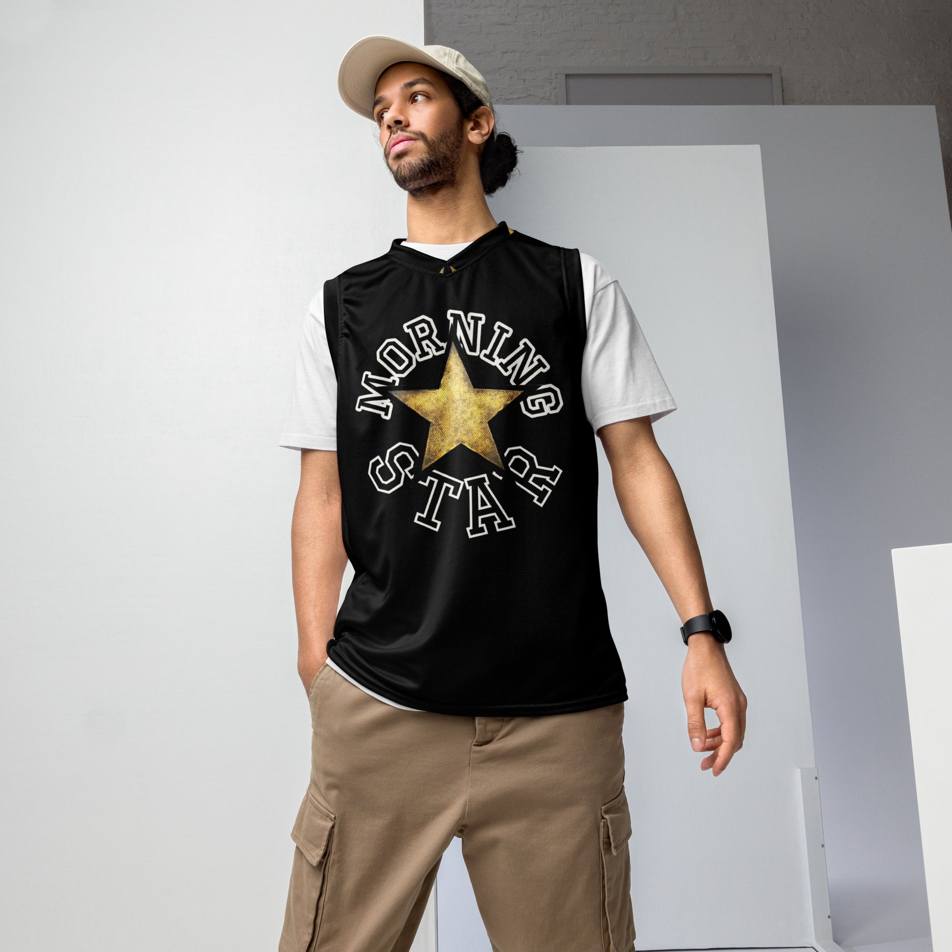 Recycled unisex basketball jersey