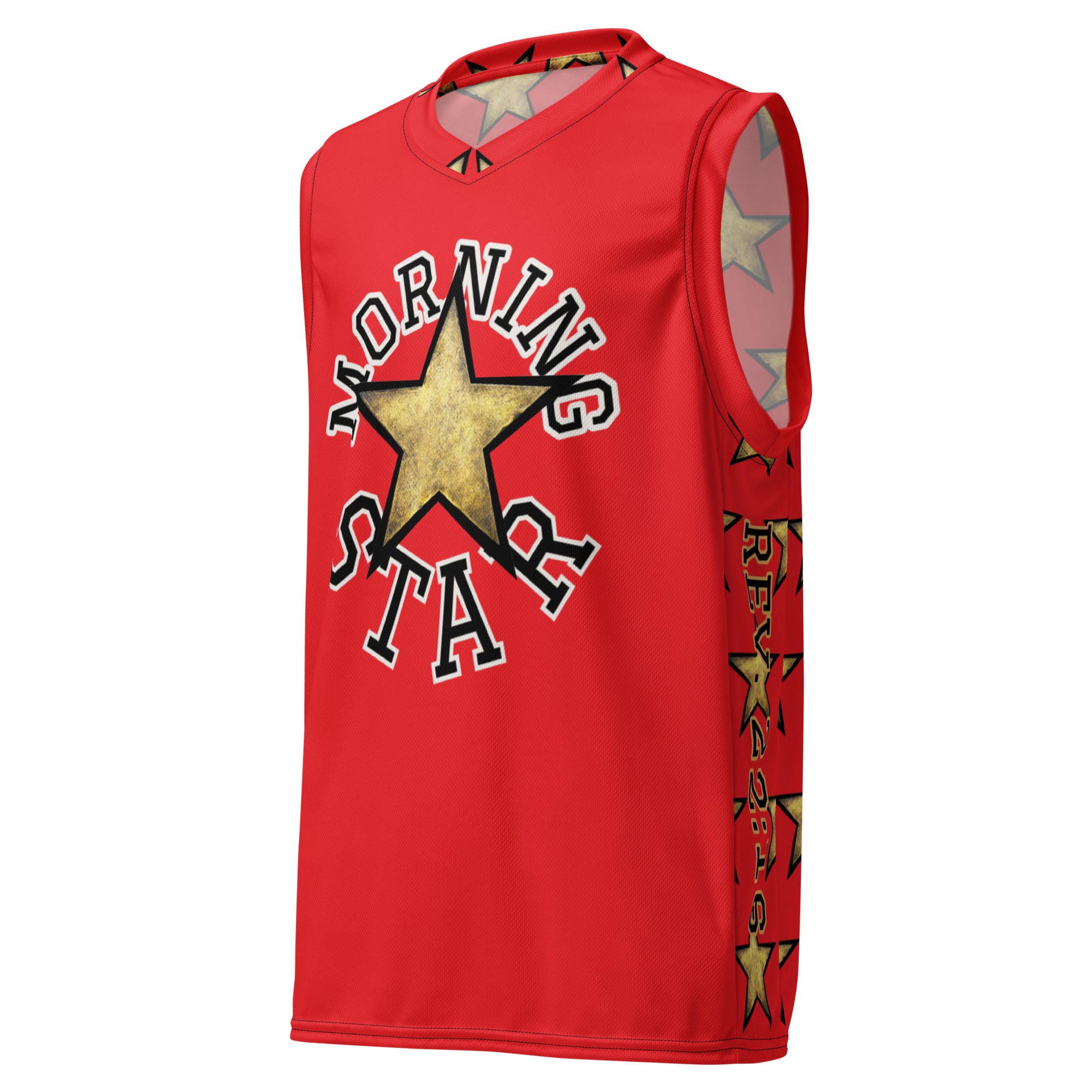 Recycled unisex basketball jersey