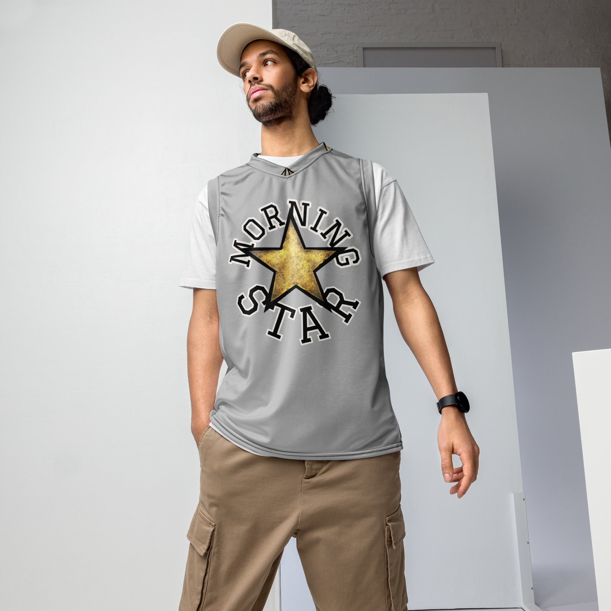 Recycled unisex basketball jersey