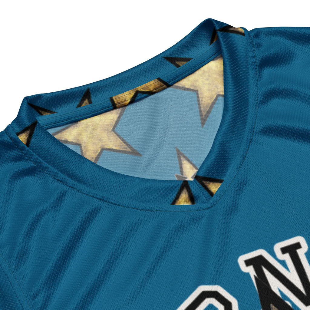 Recycled unisex basketball jersey