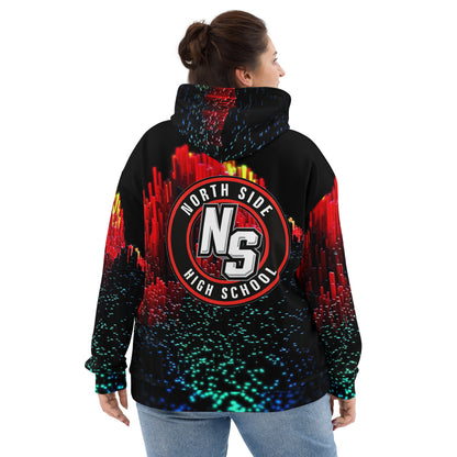 North Side H.S. All-Over Print Unisex Hoodie