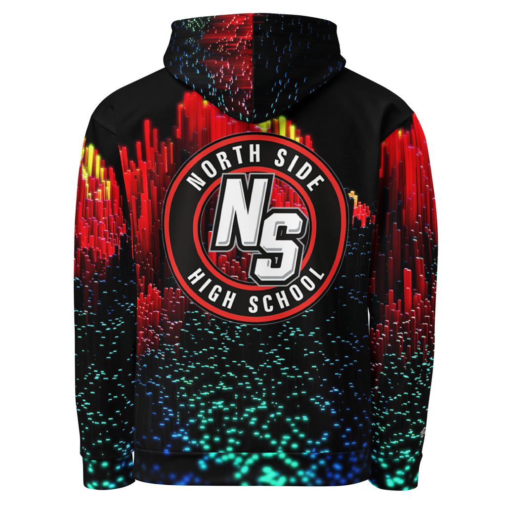 North Side H.S. All-Over Print Unisex Hoodie