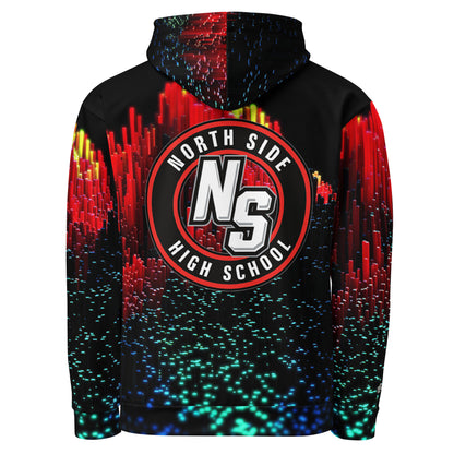 North Side H.S. All-Over Print Unisex Hoodie