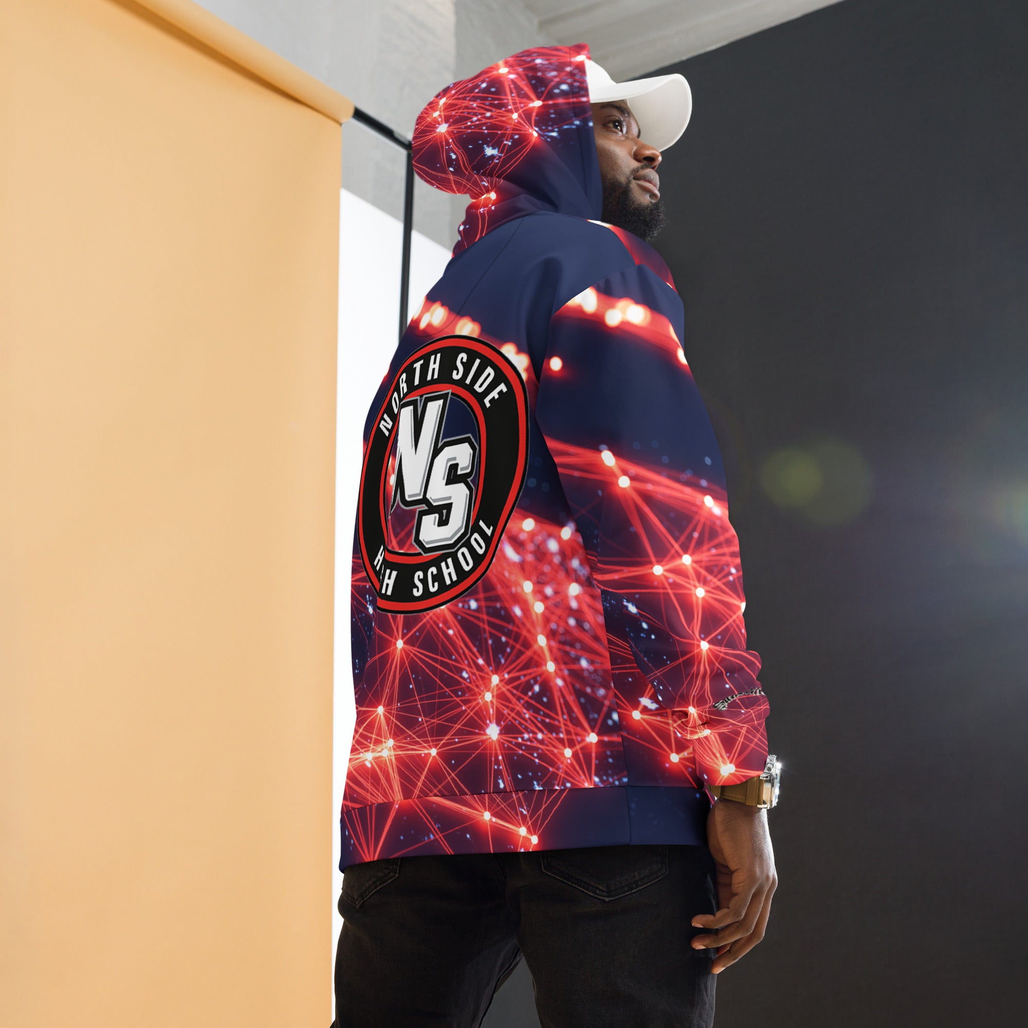 North Side H.S. All-Over Print Unisex Hoodie