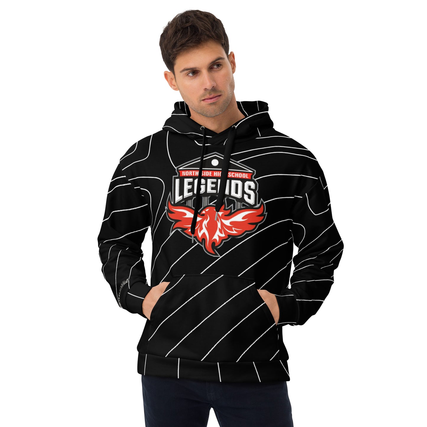 North H.S. All-Over Print Unisex Hoodie