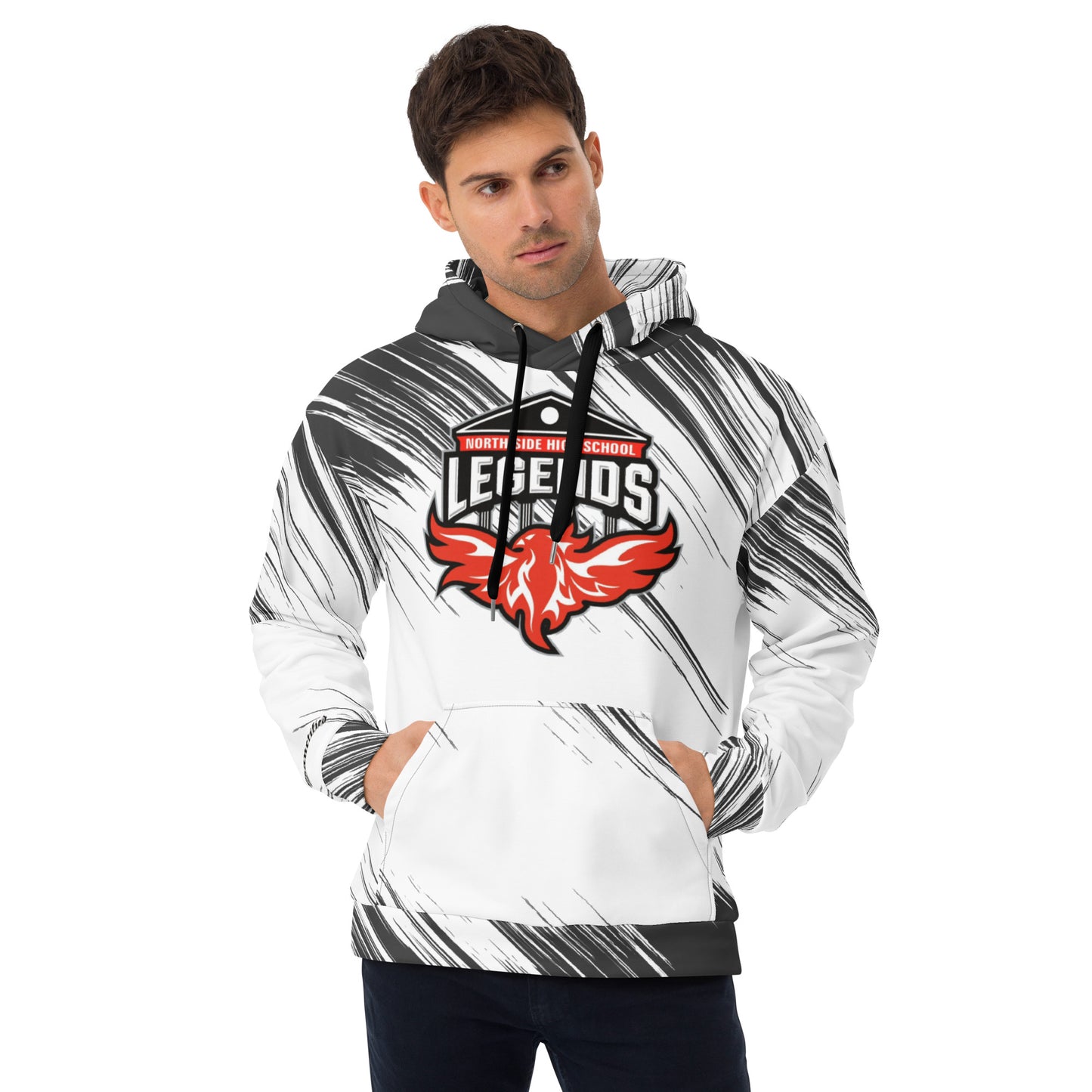 North Side H.S. All-Over Print Unisex Hoodie