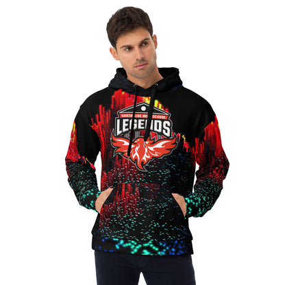 North Side H.S. All-Over Print Unisex Hoodie