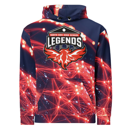 North Side H.S. All-Over Print Unisex Hoodie