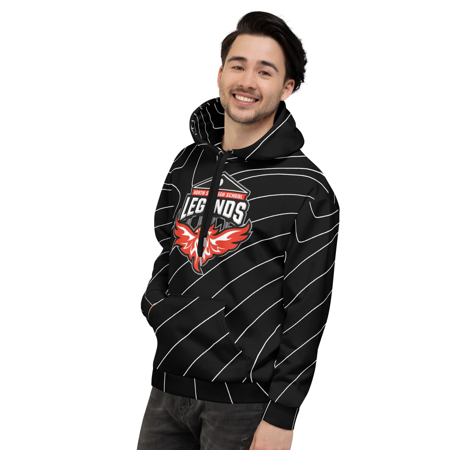 North H.S. All-Over Print Unisex Hoodie