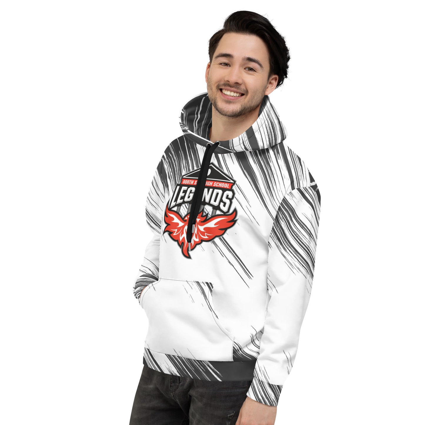 North Side H.S. All-Over Print Unisex Hoodie